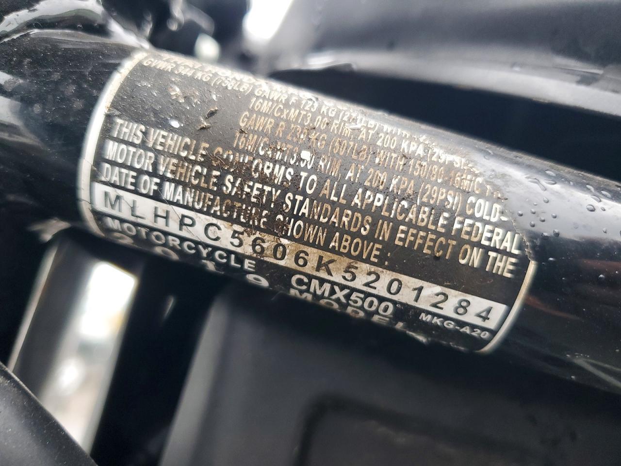 2019 Honda CMX500