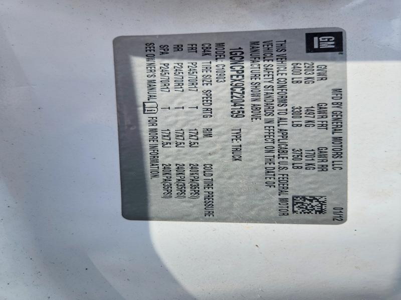 2012 Chevrolet Silverado C1500