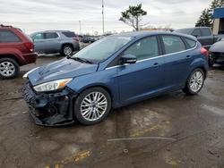 2018 Ford Focus Titanium en venta en Woodhaven, MI