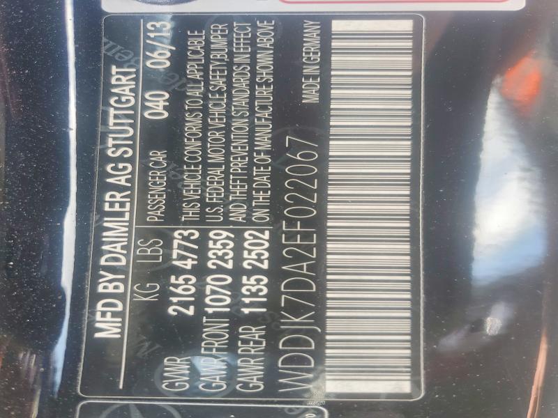 2014 Mercedes-Benz Sl 550