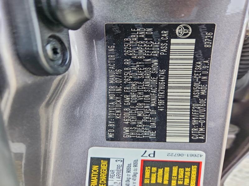 2017 Toyota Camry se
