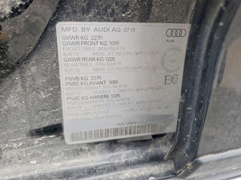 2019 Audi A4 Allroad Premium Plus