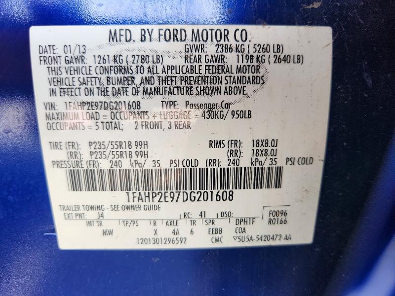 2013 Ford Taurus sel
