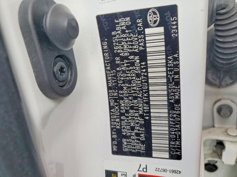 2016 Toyota Camry se