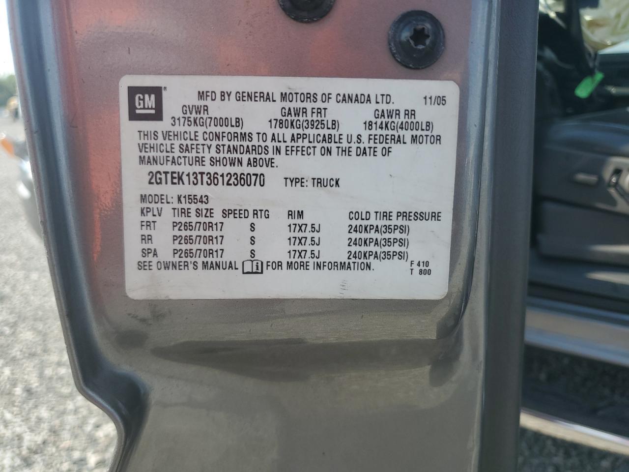 2006 GMC New Sierra K1500