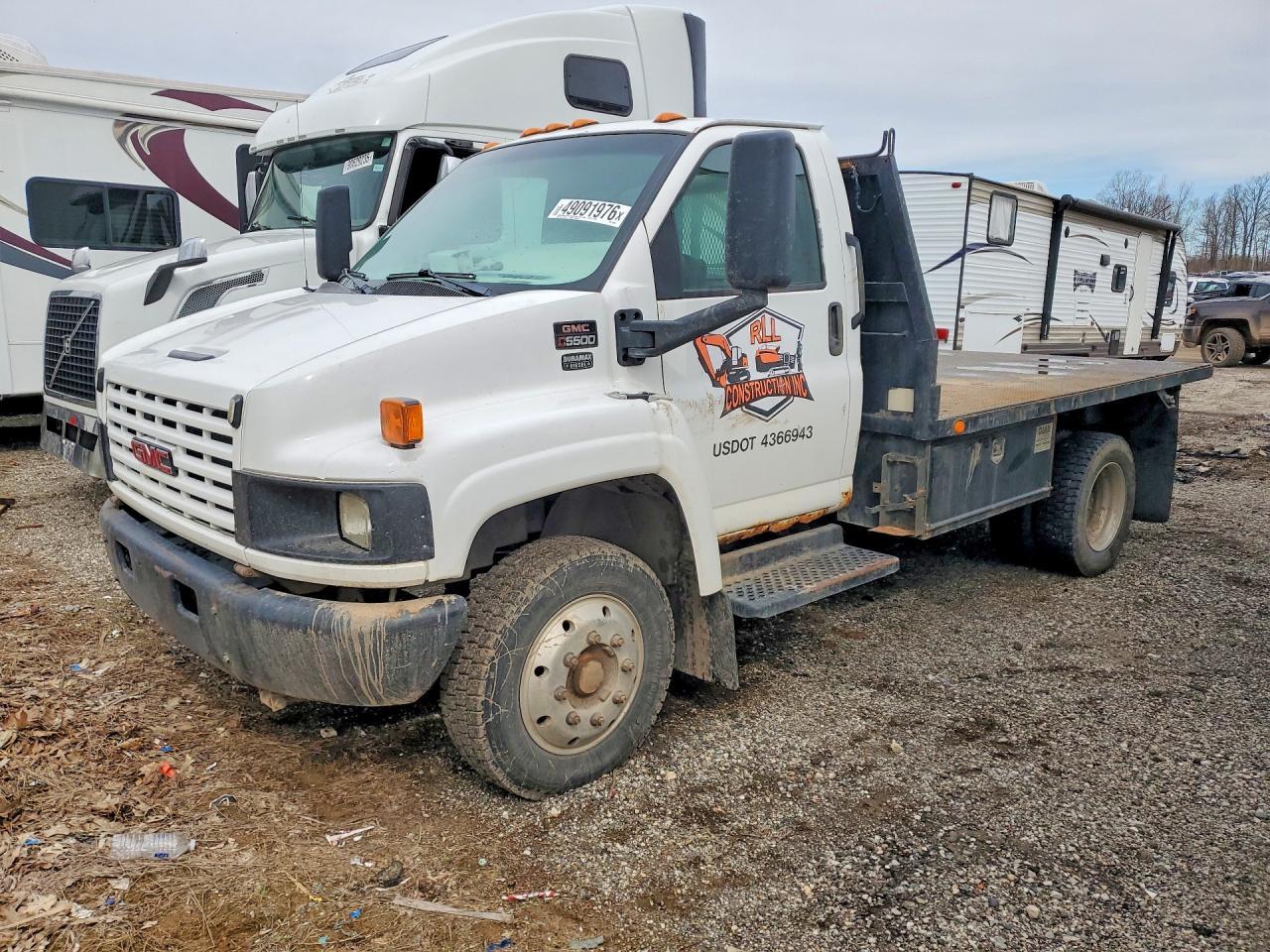 2008 GMC C5500 Flatbed Truck