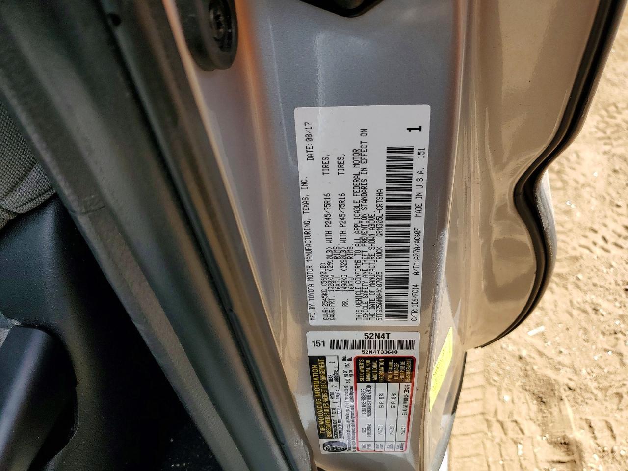 2017 Toyota Tacoma SR5 V6