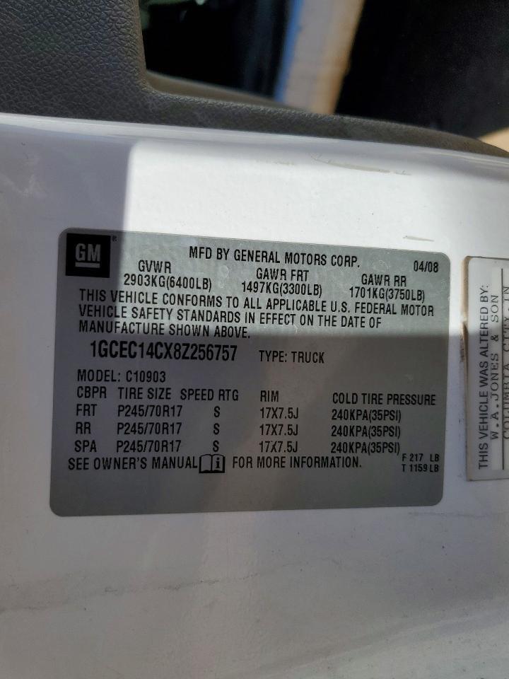 2008 Chevrolet Silverado C1500
