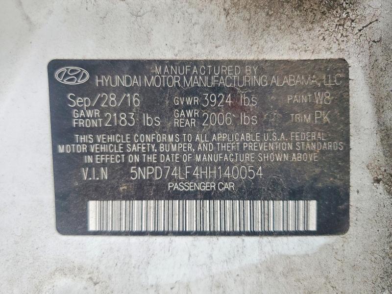2017 Hyundai Elantra se