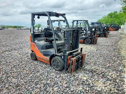 Salvage trucks for sale at Kansas City, KS auction: 2014 Toyota 8FGCU20 Forklift