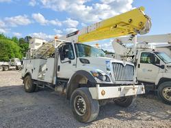 Salvage trucks for sale at Florence, MS auction: 2017 International 7300 Bucket Truck