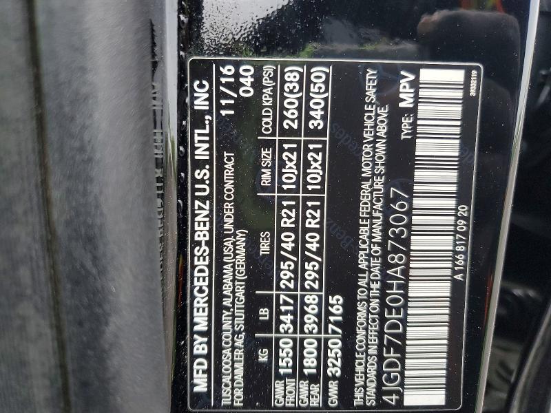 2017 Mercedes-Benz Gls 550 4matic