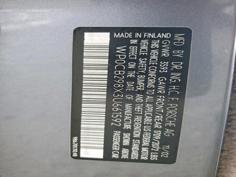 2003 Porsche Boxster s