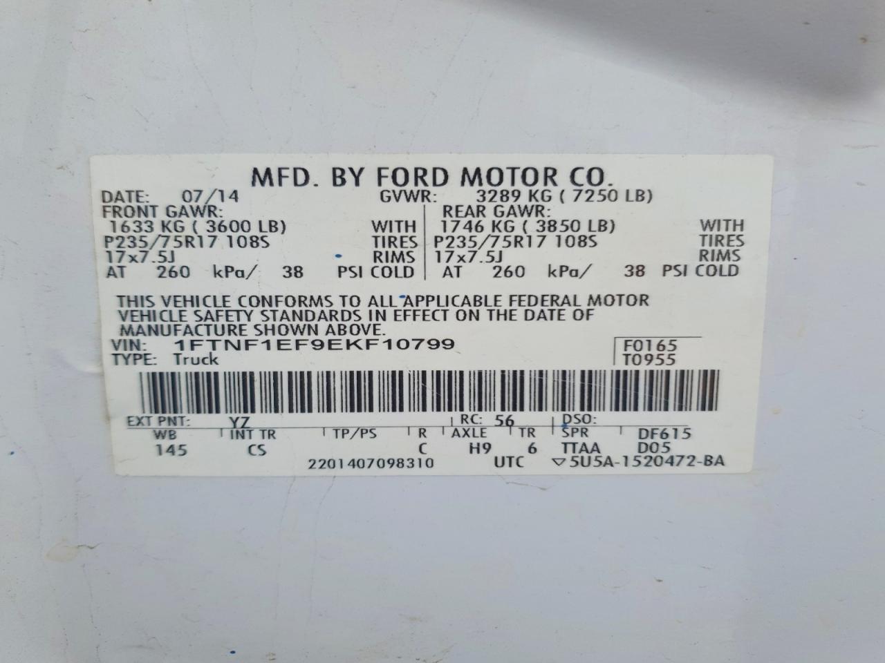 2014 Ford F150