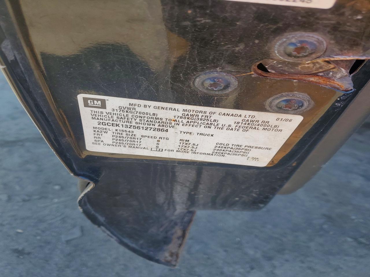 2006 Chevrolet Silverado K1500