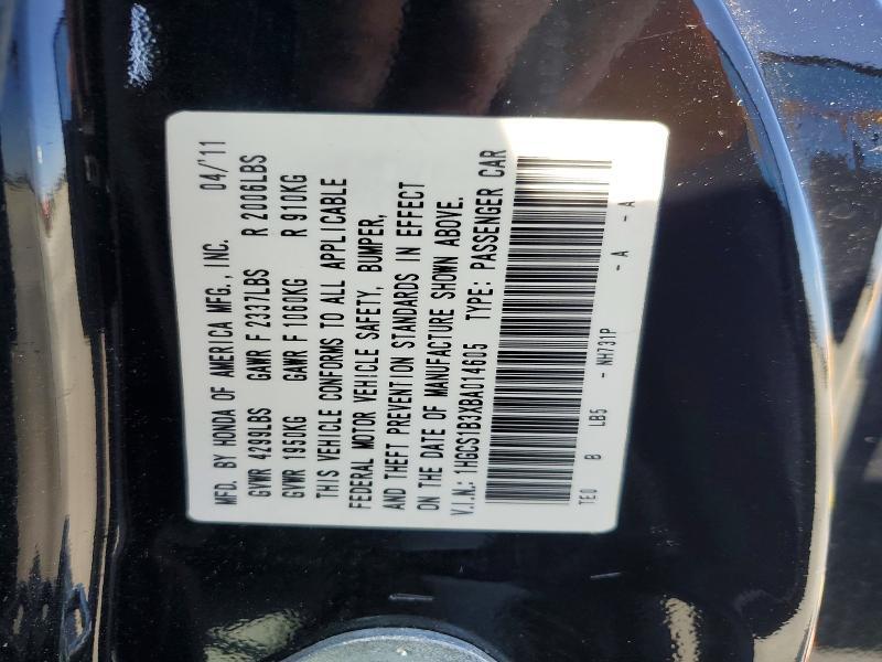 2011 Honda Accord Lx-S