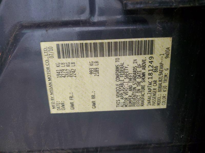 2010 Nissan Altima 2.5