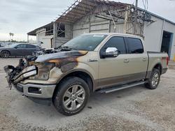 Ford salvage cars for sale: 2018 Ford F150 Supercrew