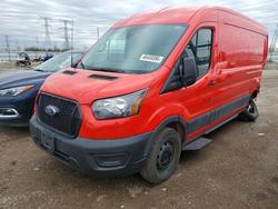 Salvage cars for sale from Copart Elgin, IL: 2024 Ford Transit