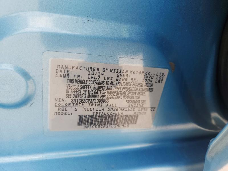 2015 Nissan Versa Note s Plus