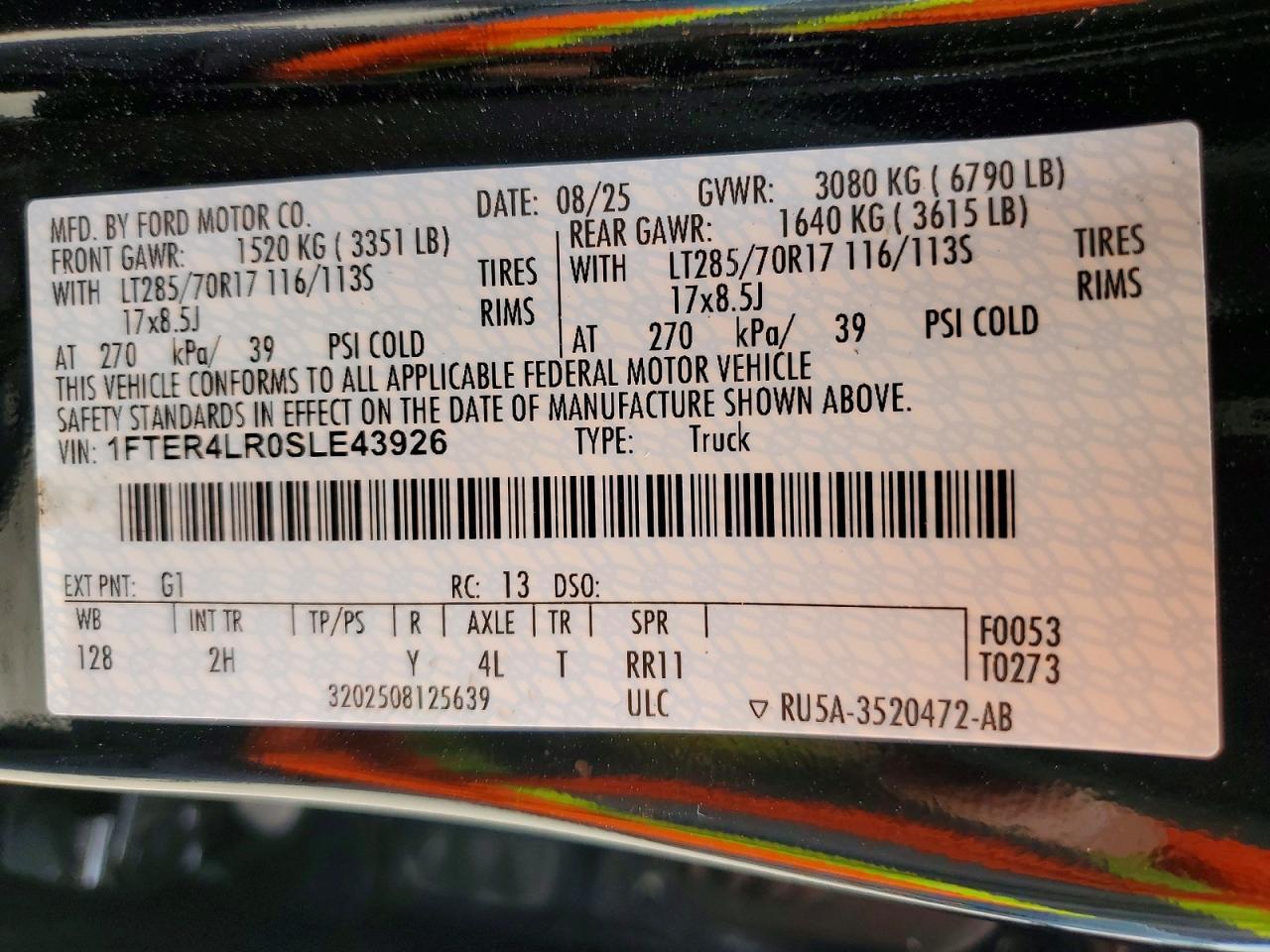 2025 Ford Ranger Raptor