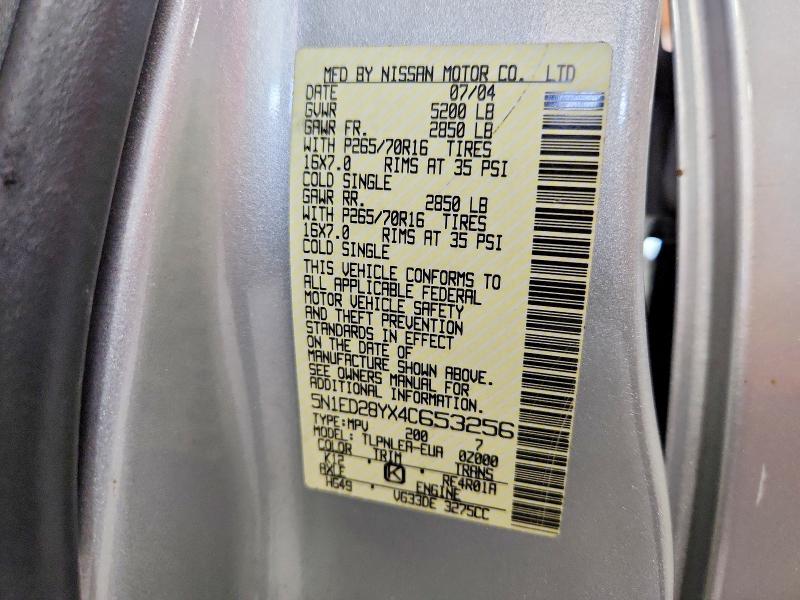 2004 Nissan Xterra xe