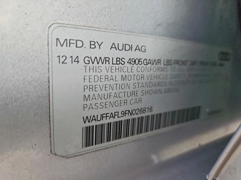 2015 Audi A4 Premium Plus