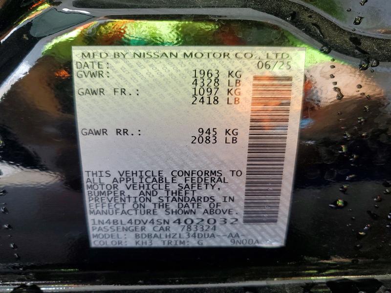 2025 Nissan Altima sv