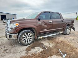 Salvage trucks for sale at Oklahoma City, OK auction: 2016 Toyota Tundra Crewmax Limited