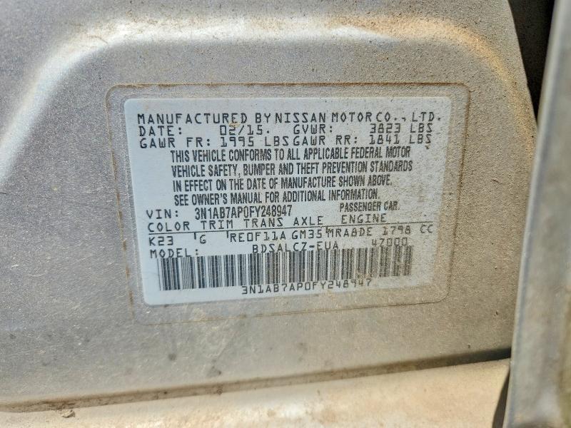 2015 Nissan Sentra s