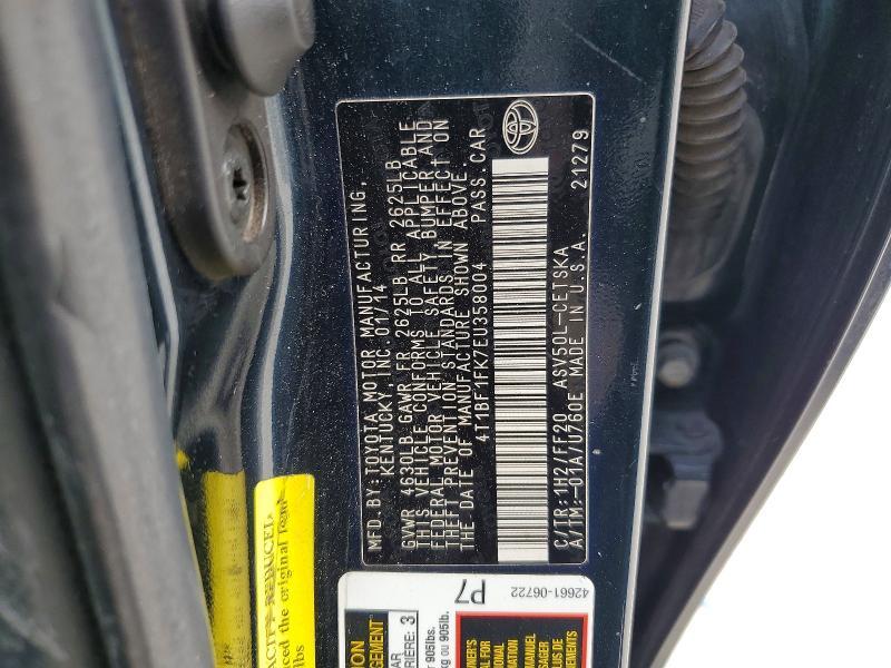 2014 Toyota Camry se