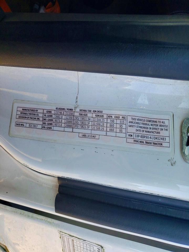 2018 Peterbilt 579 Semi Truck