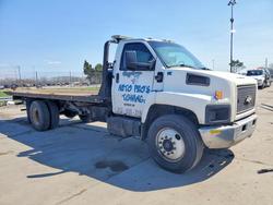 Salvage trucks for sale at Woodhaven, MI auction: 2007 Chev Rolet C7500 Rollback TOW Truck