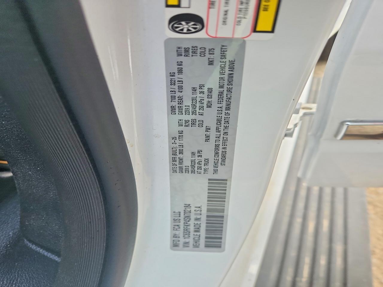 2025 Dodge RAM 1500 Tungsten