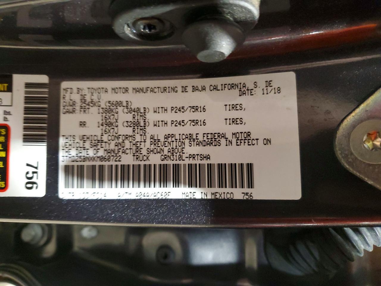 2019 Toyota Tacoma SR5 V6