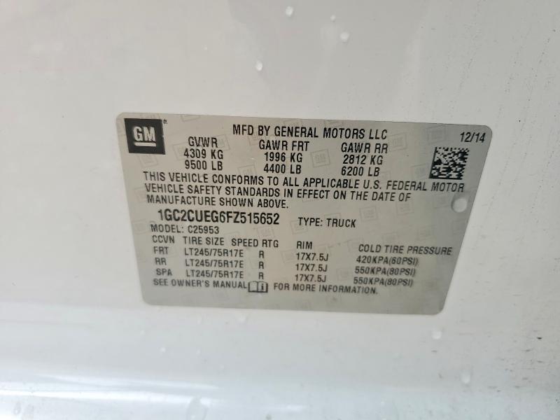 2015 Chev Rolet Silverado 2500 Utility / Service Truck