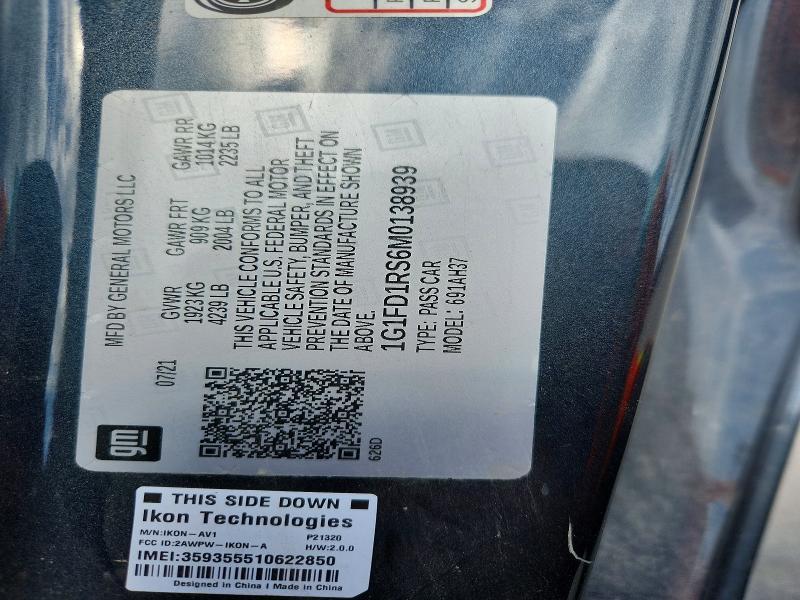 2021 Chevrolet Camaro lt