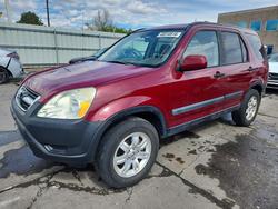 Honda salvage cars for sale: 2003 Honda Cr-v ex