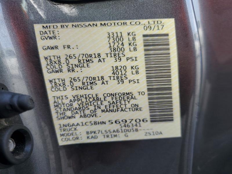 2017 Nissan Titan SV