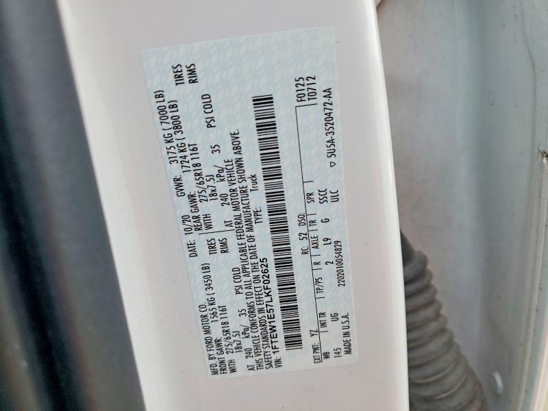 2020 Ford F150 Supercrew