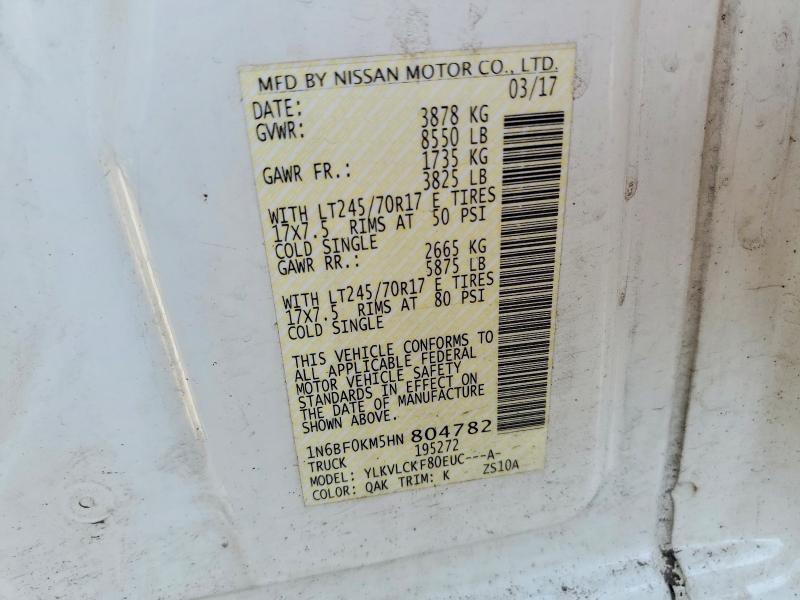 2017 Nissan NV 1500 Delivery Van