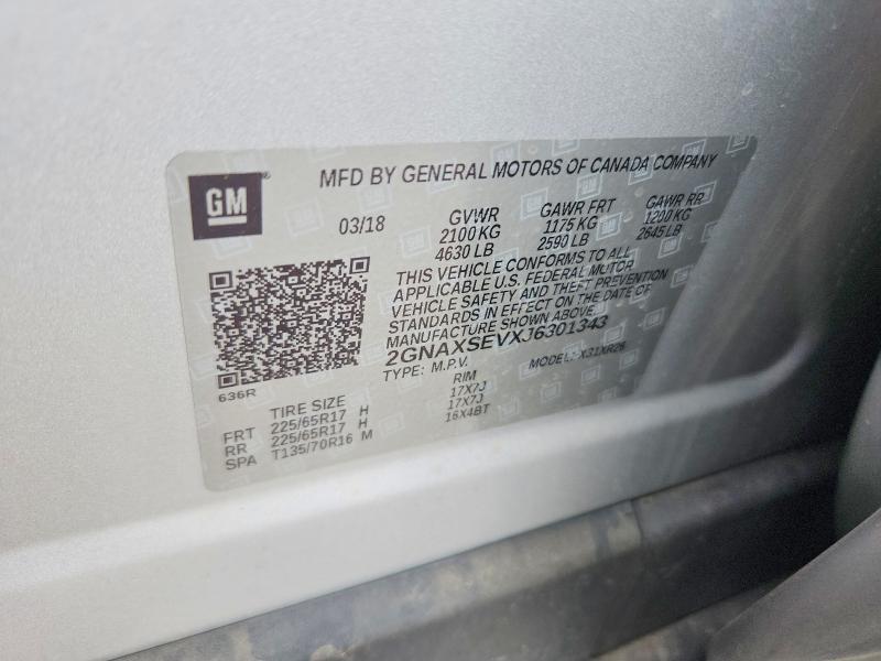 2018 Chevrolet Equinox lt