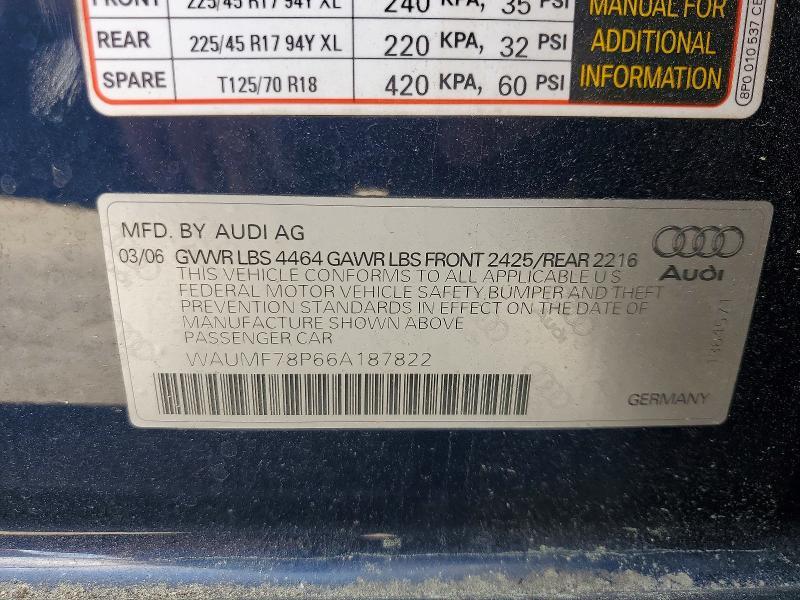 2006 Audi A3 2.0 Sport