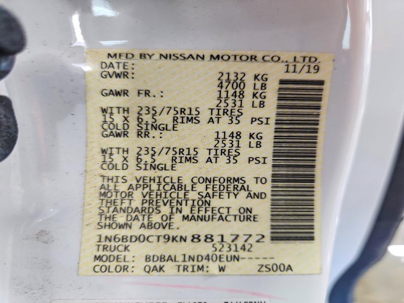 2019 Nissan Frontier S