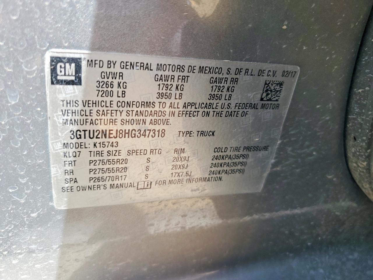2017 GMC Sierra K1500 SLT