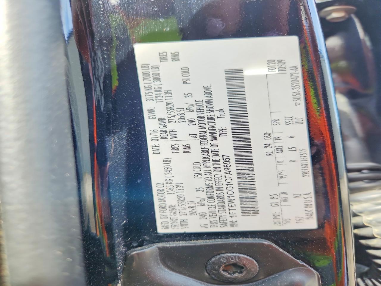 2016 Ford F150 Supercrew