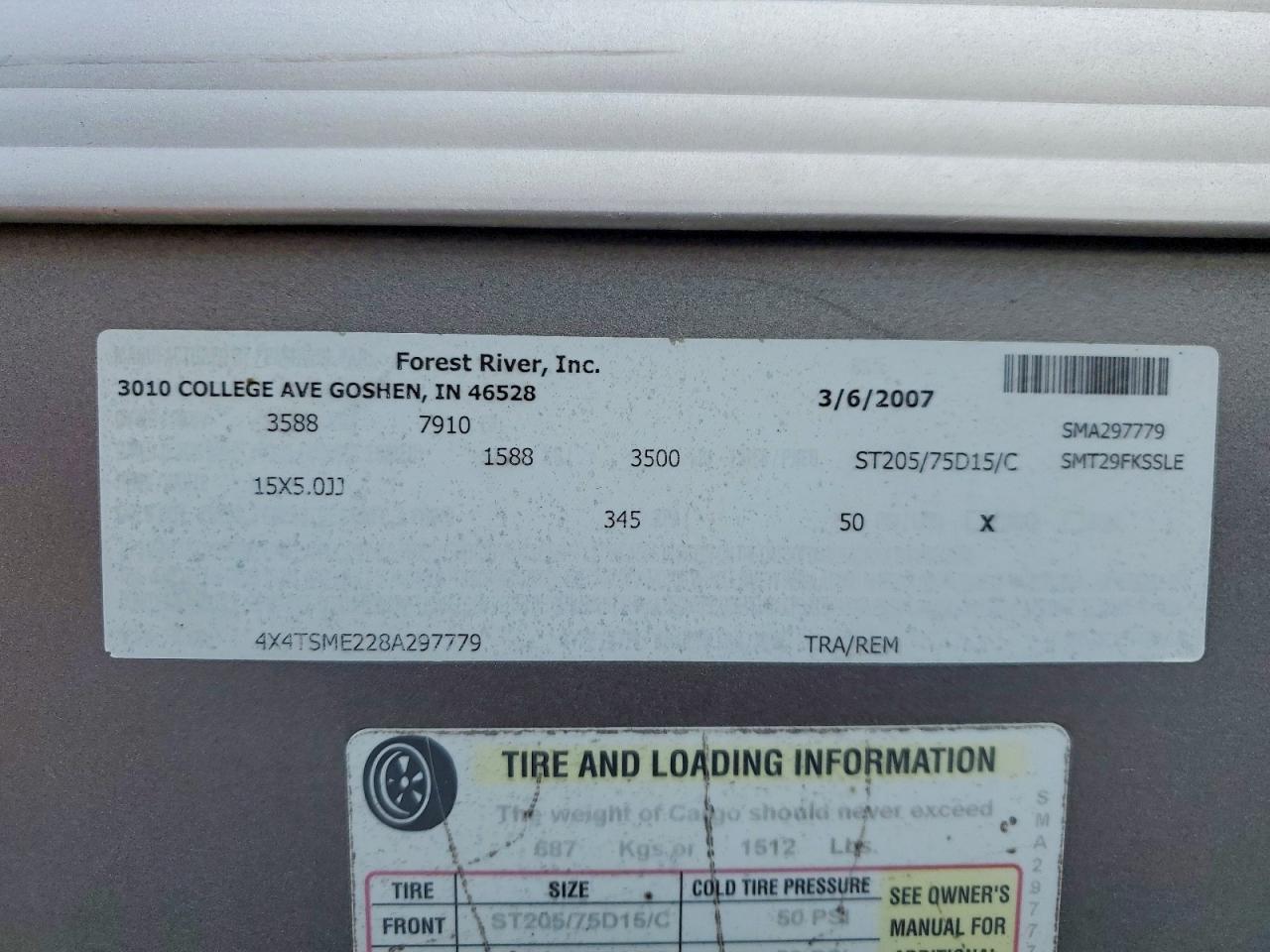 2008 Foresriver 2008 Forest River Salem Camper