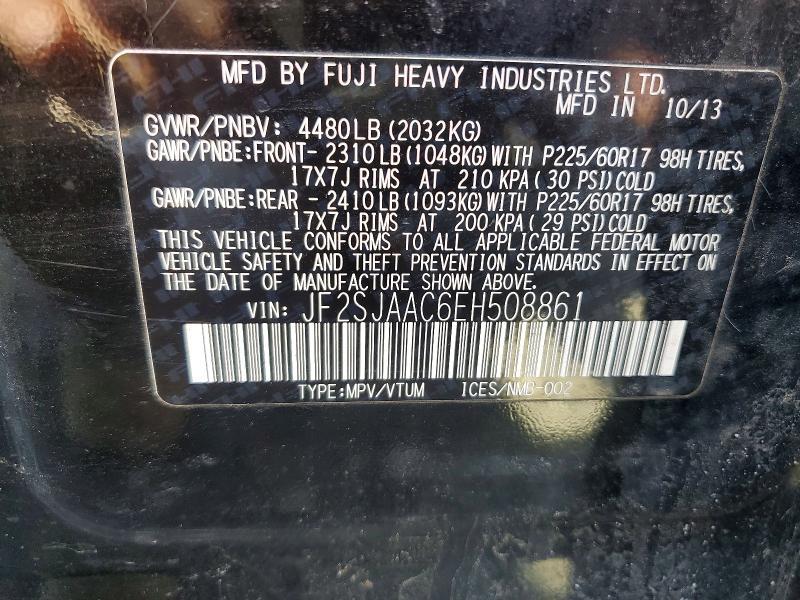 2014 Subaru Forester 2.5i