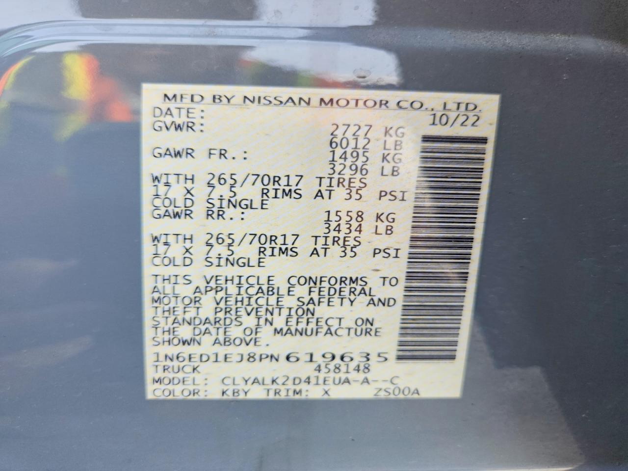 2023 Nissan Frontier PRO-X