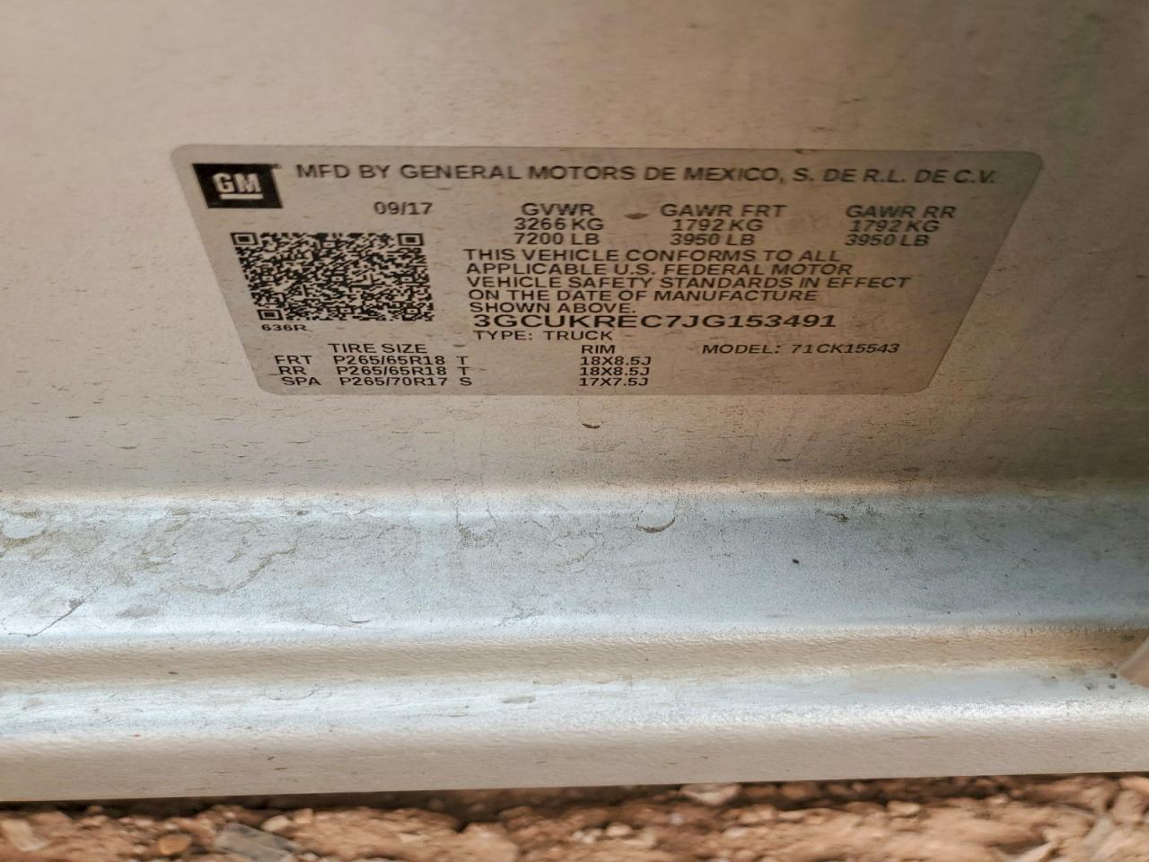 2018 Chevrolet Silverado K1500 LT